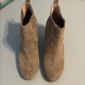 Dolce Vita Brown Suede Ankle Booties